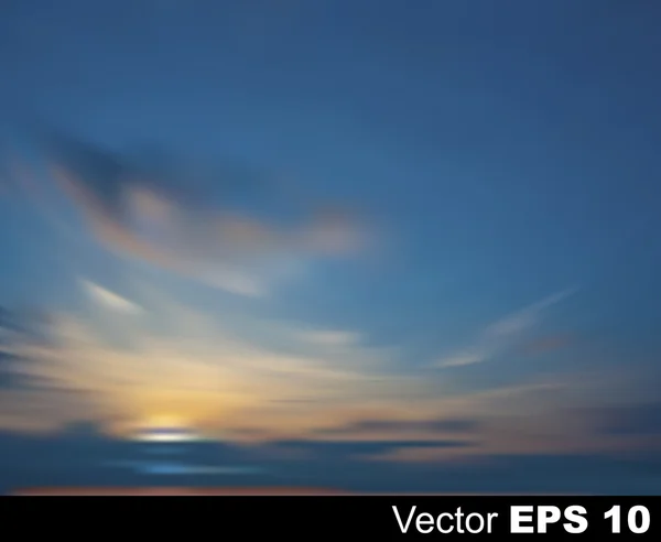Abstrakt natur himmel bakgrund med rosa soluppgång — Stock vektor