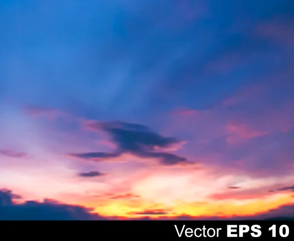 Absztrakt természet ég háttere a rózsaszín napkelte — Stock Vector