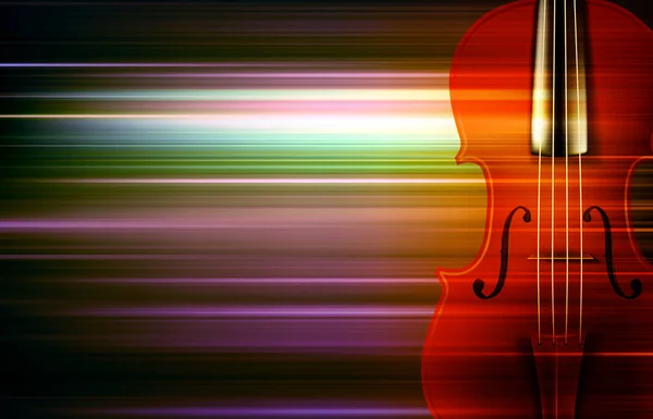 带小提琴的抽象黑暗模糊的音乐背景 — 图库矢量图片