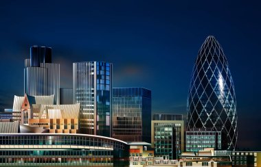 Londra manzaralı soyut bahar arkaplanı