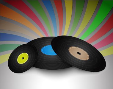 Vinil plak albümleri.
