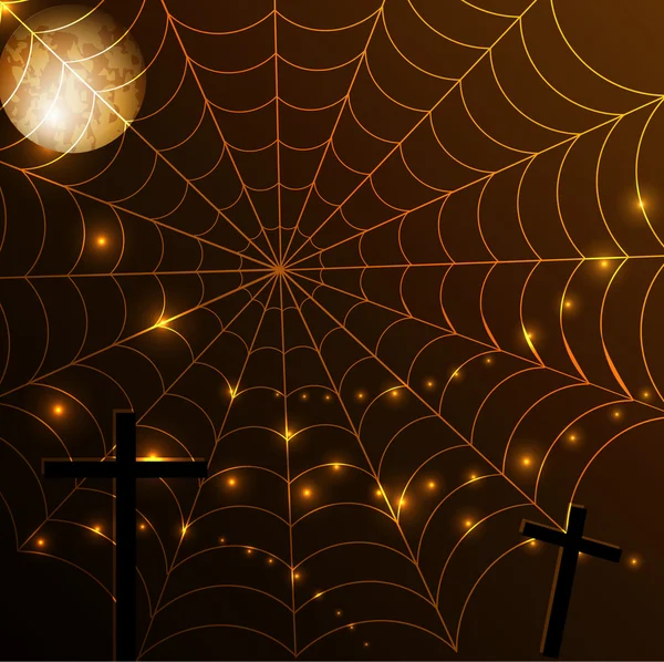 Örümcek net — Stok Vektör