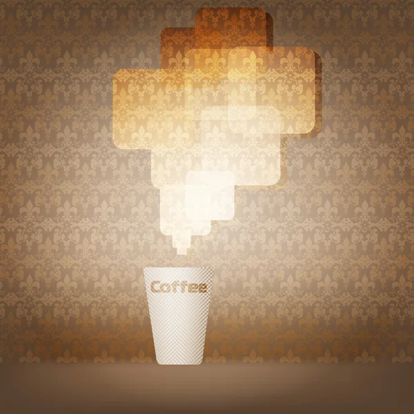 Papírový šálek kávy — Stockový vektor