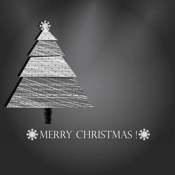 树上的圣诞 — 图库矢量图片