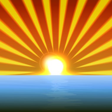 Sunrise sun