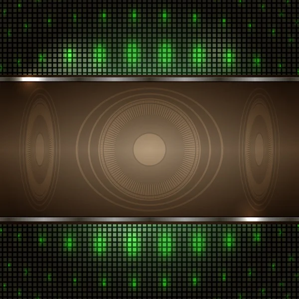 Disco Hintergrund grün — Stockvektor