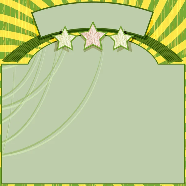 Grüner Retro-Hintergrund — Stockvektor