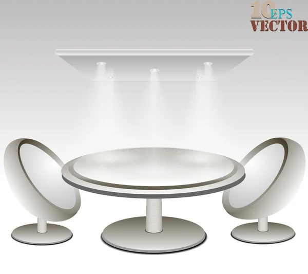 yuvarlak masa ve sandalyeler