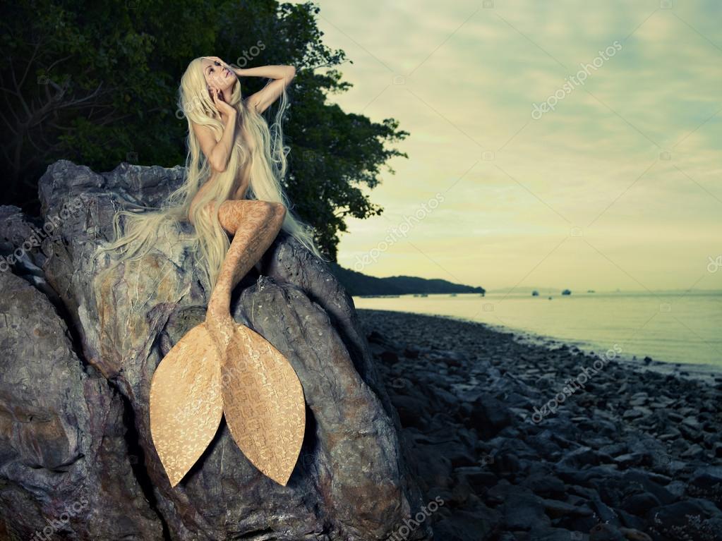 blonde mermaid hair tumblr