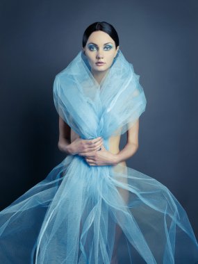 muhteşem Bayan peçe ile