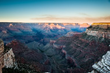 Sunset at Grand Canyon South Rim clipart