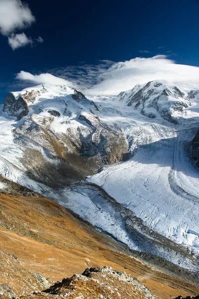 Monte Rosa and Lyskamm — Stock Photo, Image