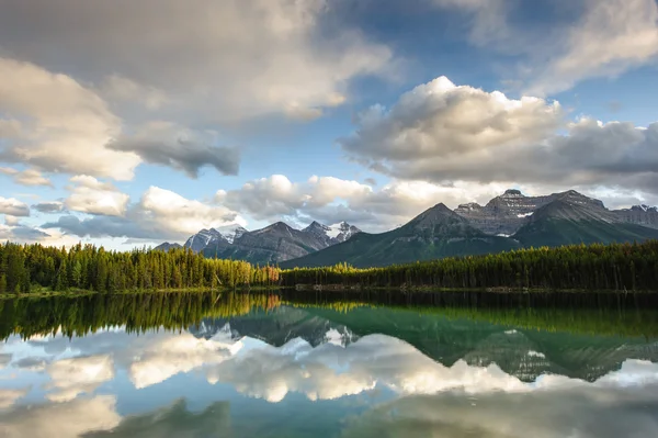 Herbert Lake panorama — Stock Photo, Image