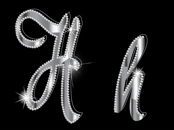 Lettres en diamant — Image vectorielle