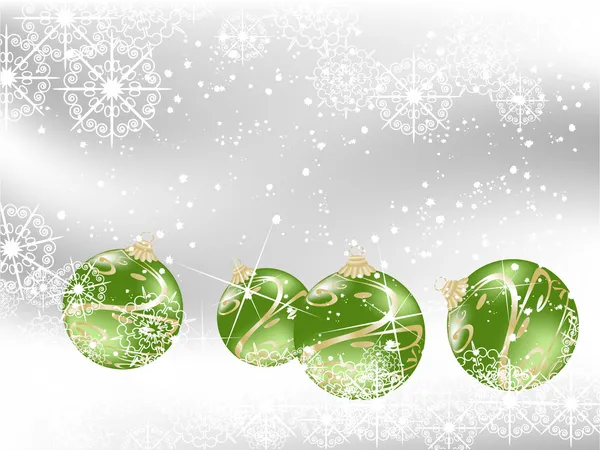 Grüne Weihnachten — Stockvektor
