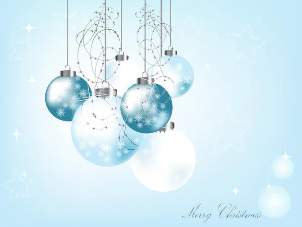 Blue christmas — Stockvector