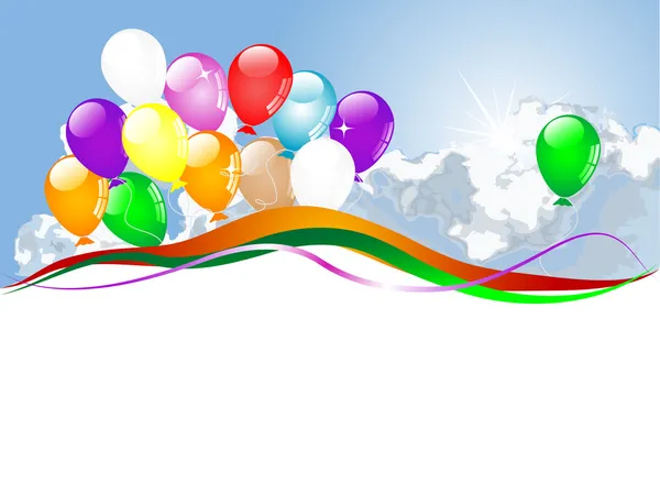 Globos de fiesta — Vector de stock