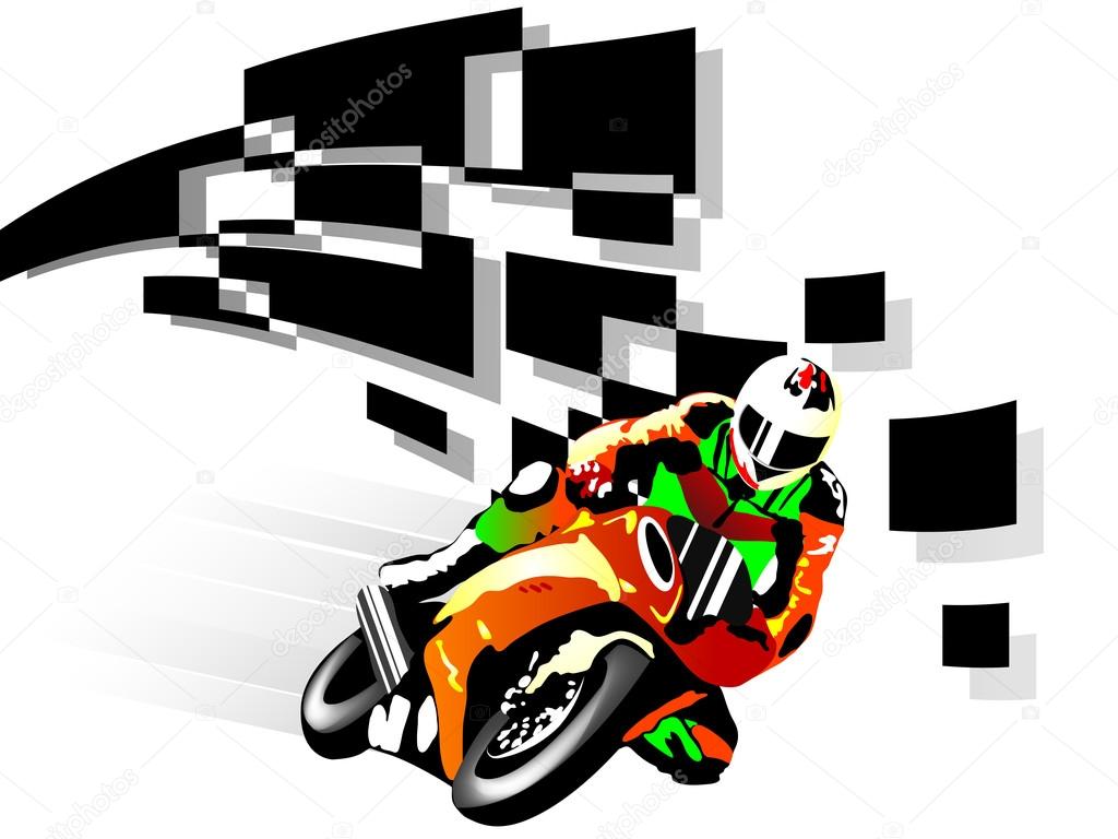 Motorcycle racer