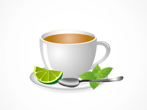 Thé à la menthe — Image vectorielle