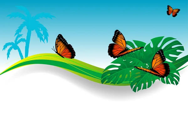 Mariposas — Vector de stock