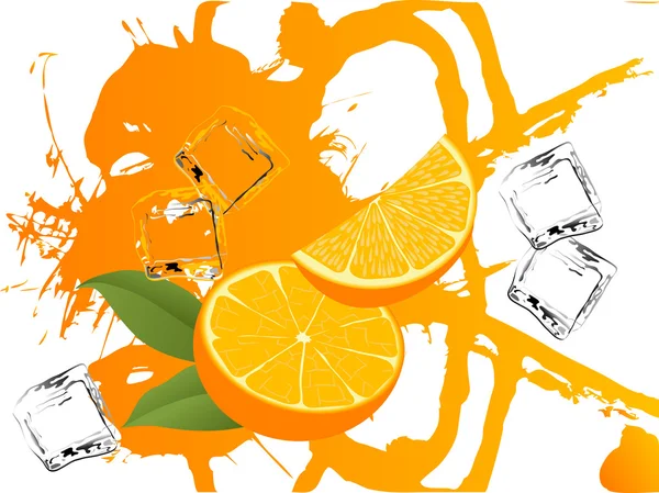 Succo d'arancia — Vettoriale Stock