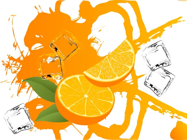 Orange juice — Stock Vector