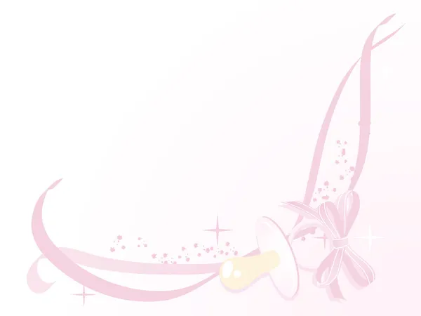Baby girl background stock vector Illustration of announcement 9975924