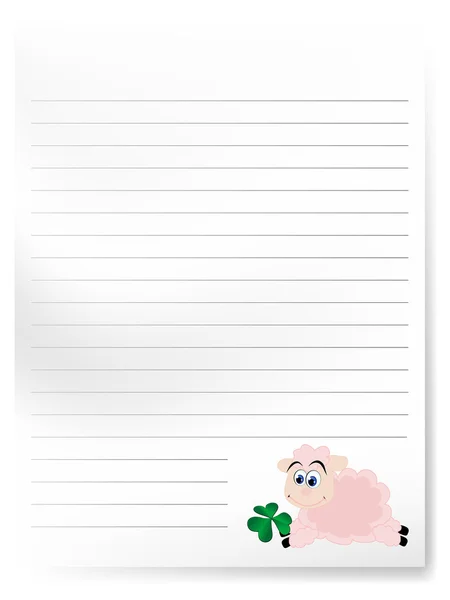 Notepaper — Stock Vector