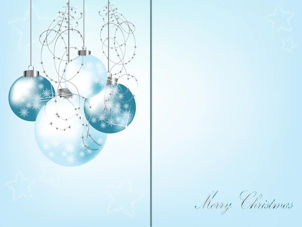 Blue christmas — Stock Vector