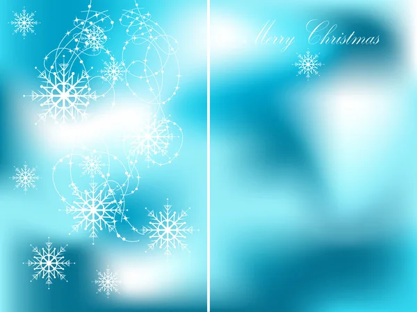 Navidad azul — Vector de stock