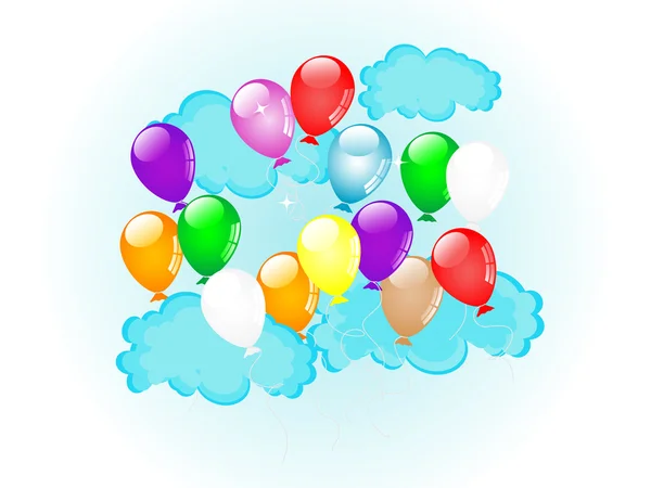 Party balloons — Stock Vector