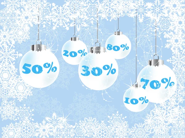 Christmas sale — Stock Vector