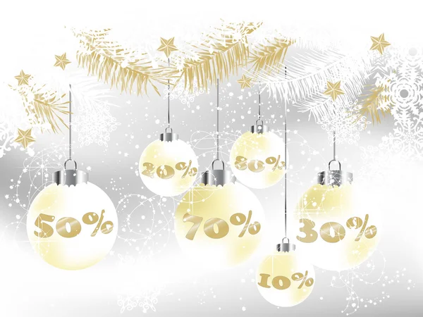 Christmas sale — Stock Vector