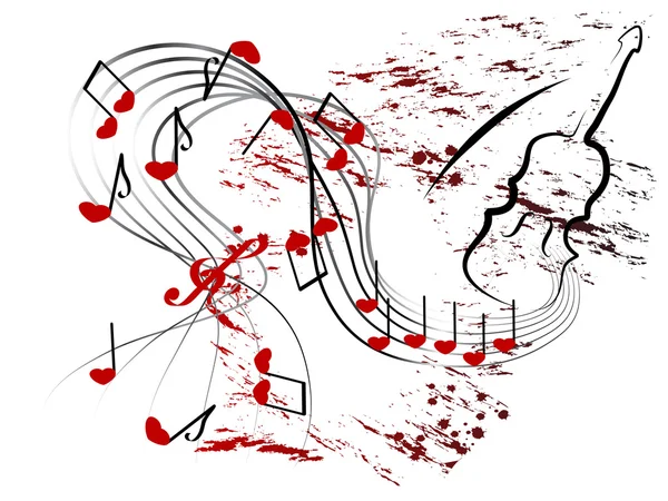 Абстрактный музыкальный фон — стоковый вектор