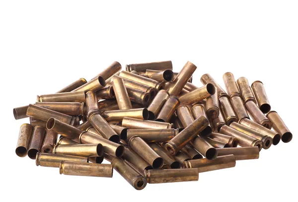 Used .30 carbine shell casing — Stock Photo, Image