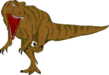 dinozor saldıran