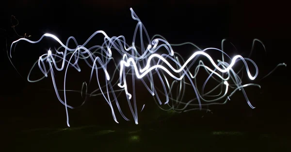 Luz no escuro — Fotografia de Stock