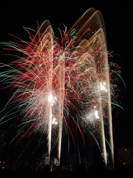 Fuegos artificiales grandes — Foto de Stock