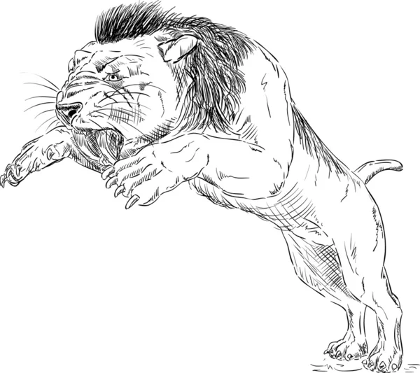 Smilodon. —  Vetores de Stock