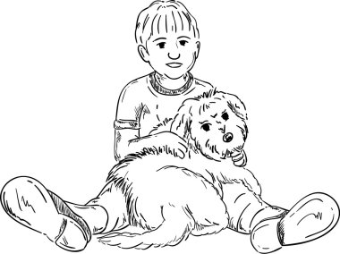 Mutlu küçük çocuk