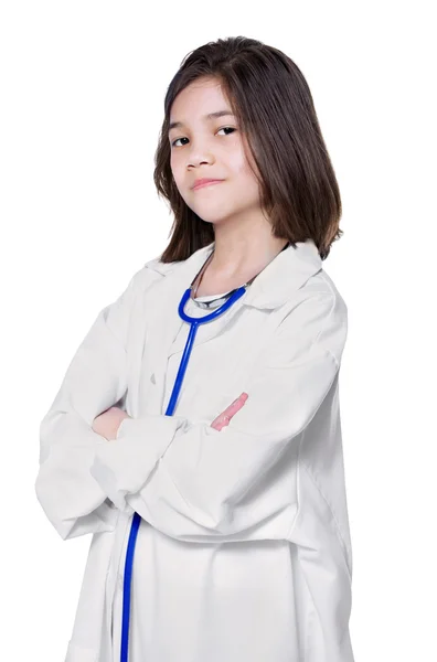 Enfant jouant médecin — Photo