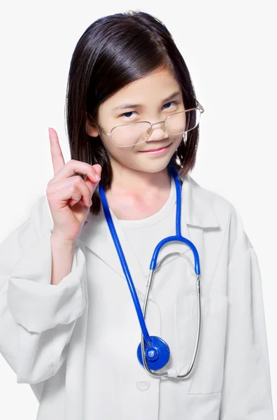 Child playing doctor — Stock Photo, Image