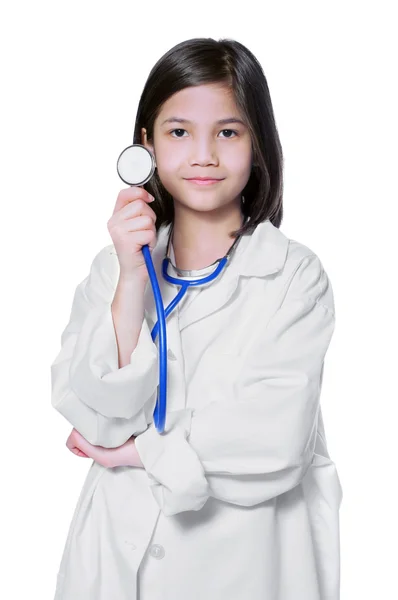 Child playing doctor Royalty Free Stock Images