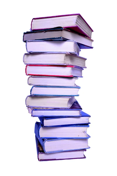 Tall stack of books — Stock Photo, Image