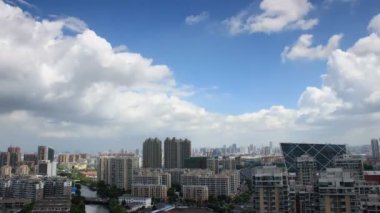 Ningbo şehir manzarası zaman lapse.ningbo,zhejiang,china.qian hu Kuzey yolu.