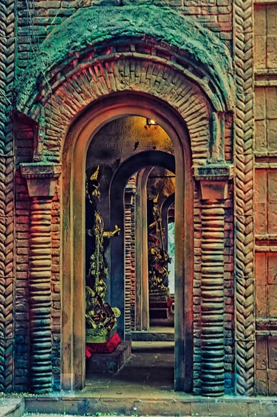 geçici yapısı, pandal ve Tanrıça durga Idol, durga wors