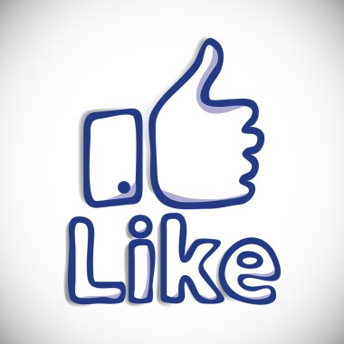 ve thumbs up sembolü gibi. arka plan.