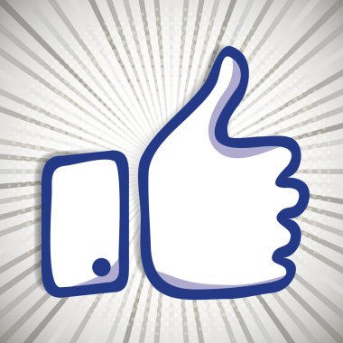 ve thumbs up sembolü gibi. arka plan.