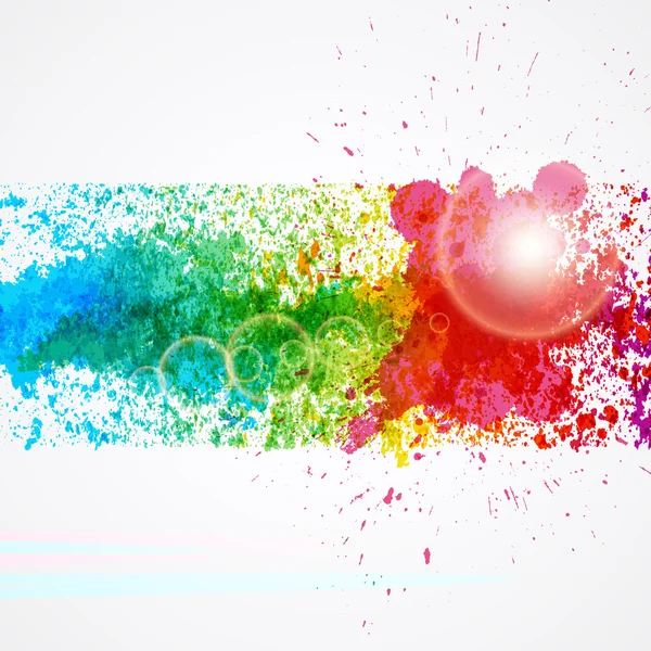 Abstract background forming by watercolor paint splashes. — Stock Vector