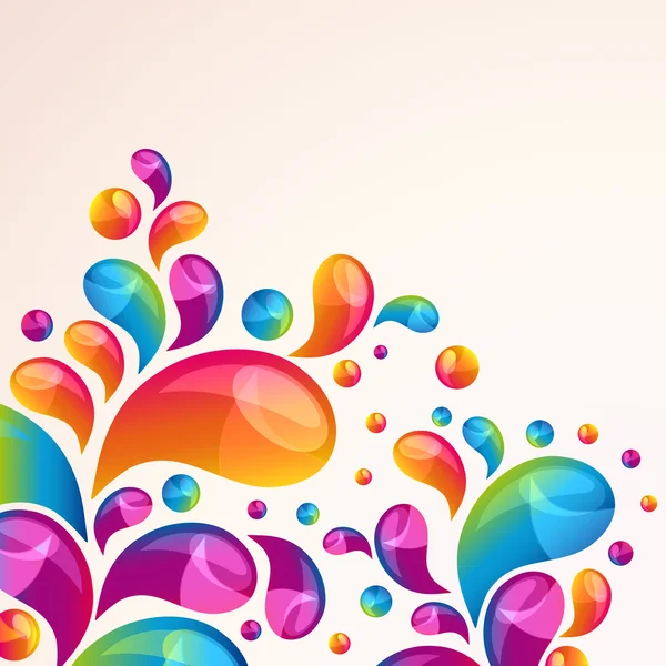 Plantilla de cubierta de fondo vector Splash . — Vector de stock